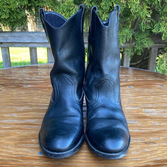 10.5E Vintage HY-TEST Pull On Pecos Steel Toe Work Biker Boots main image 8